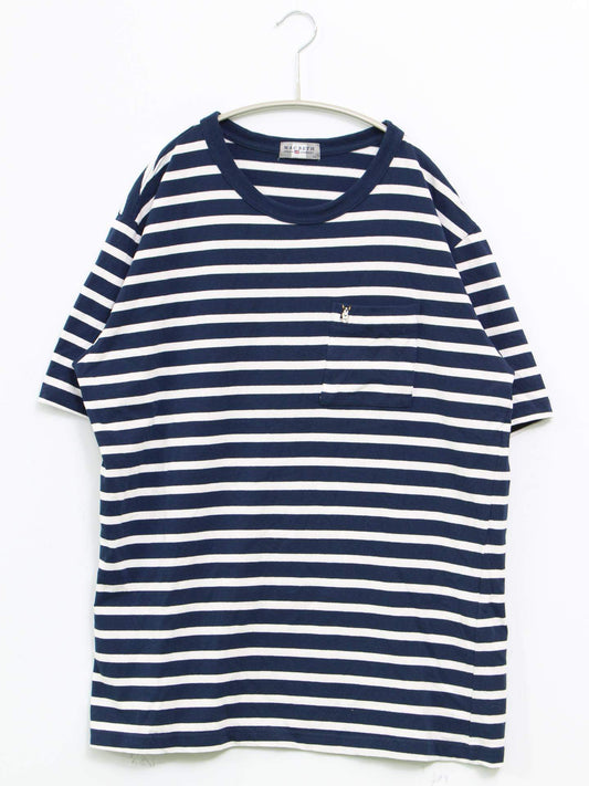 MACBETH/Tシャツ/カットソー/トップス/ネイビー/LL