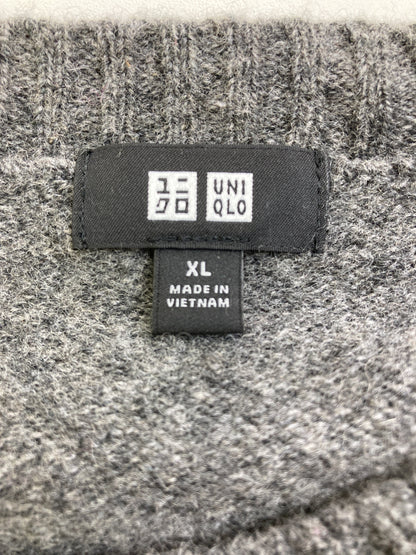 UNIQLO/ユニクロ/ニット/セーター/トップス/グレー/XL