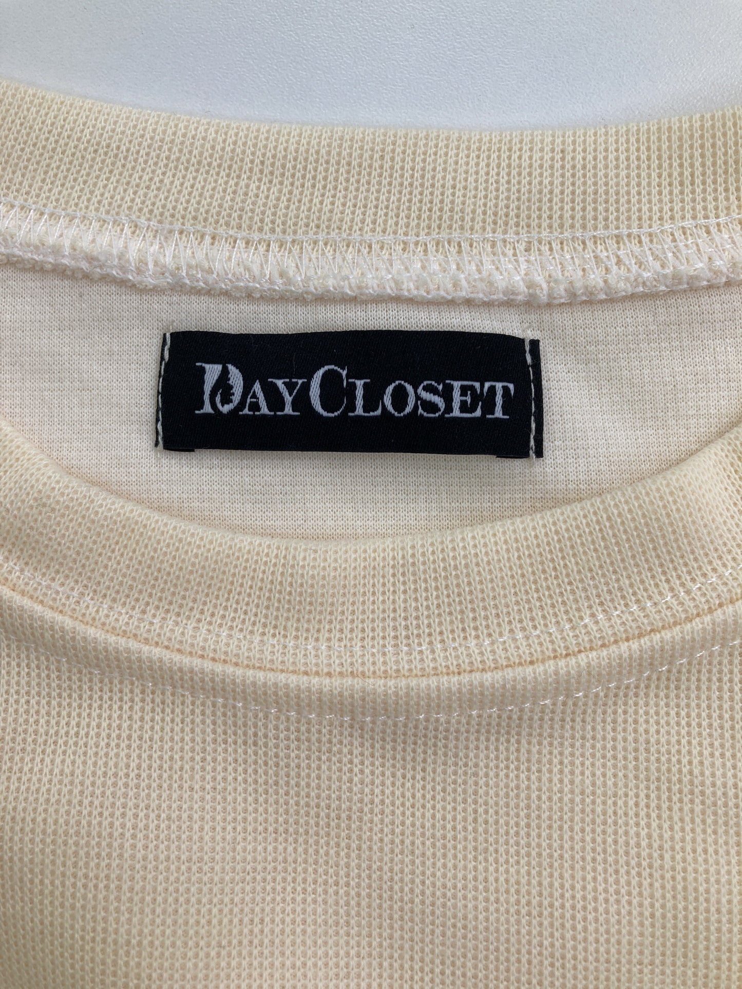 DAY CLOSET/スウェット/トップス/ホワイト/ONE SIZE