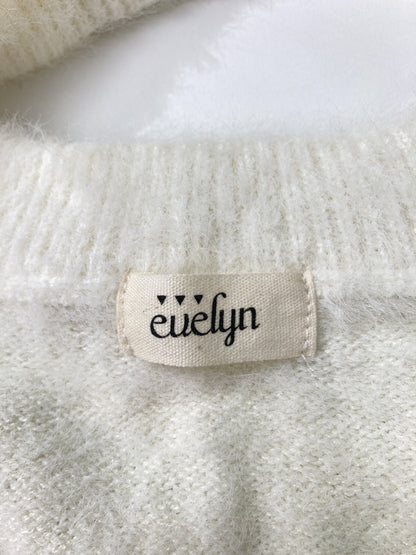 euelyn/ニット/セーター/トップス/ホワイト/F