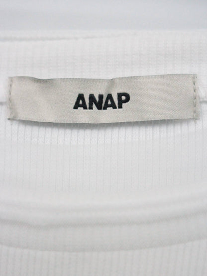 ANAP/Tシャツ/カットソー/トップス/ホワイト/F