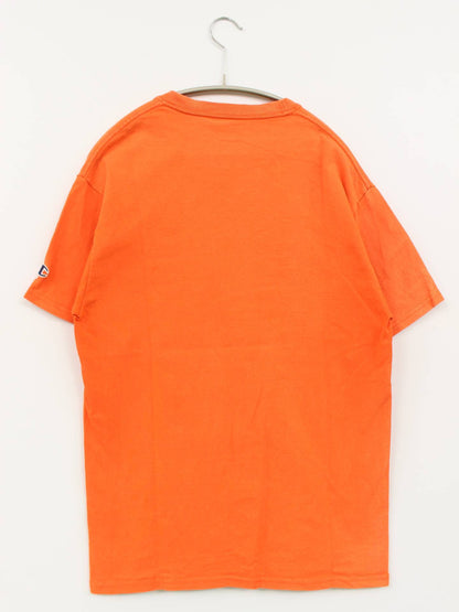 Champion/Tシャツ/カットソー/トップス/オレンジ/L