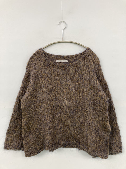 KBF/ケービーエフ/ニット/セーター/トップス/ブラウン/One