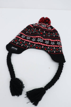 THRASHER/スラッシャー/ニットキャップ/ビーニー/帽子/ブラック