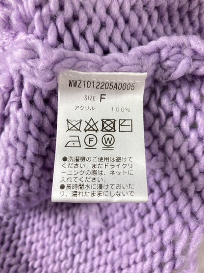 W.W.G/フーズフーギャラリー/ニット/セーター/トップス/パープル/F