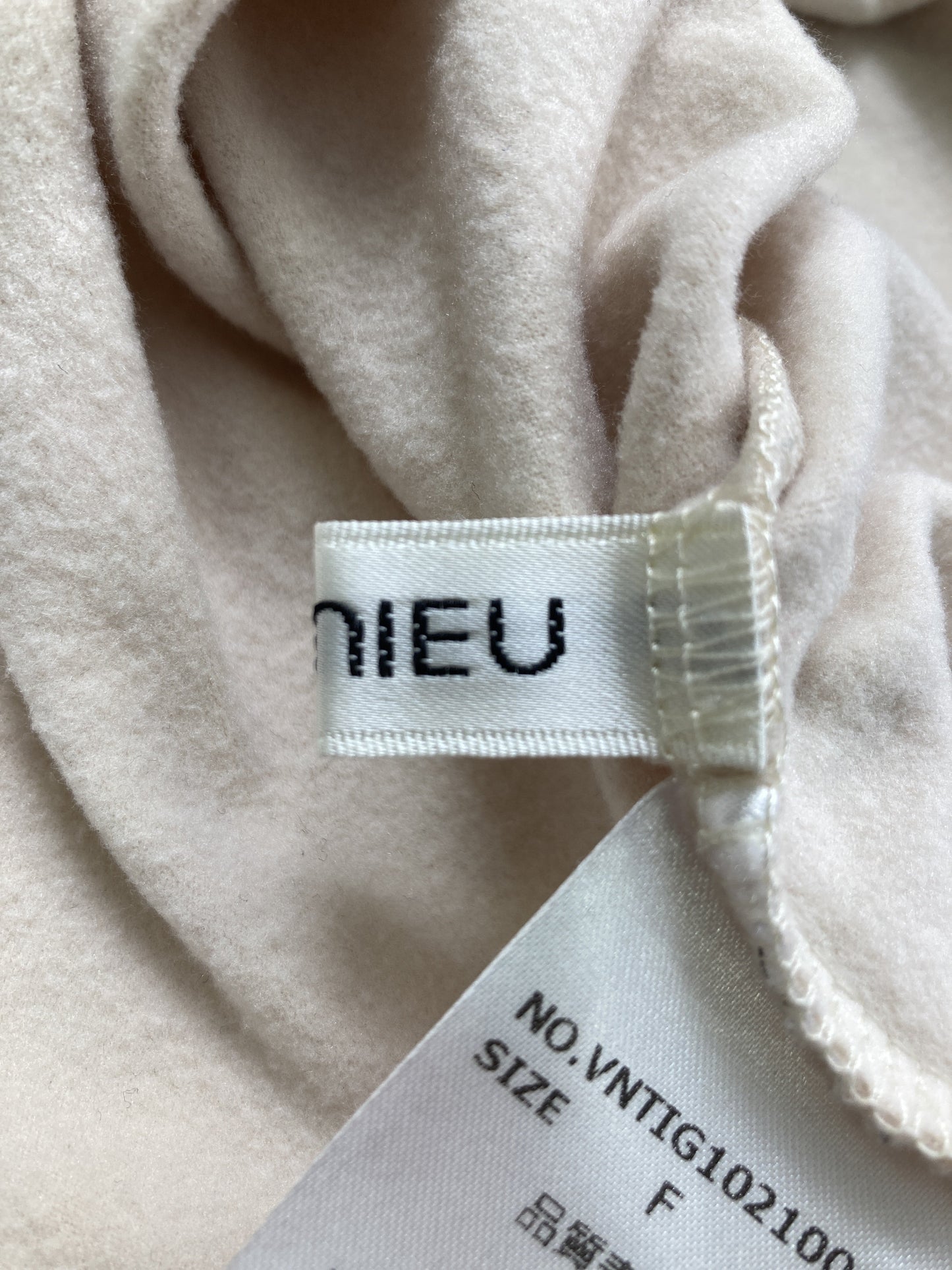 VANNIE U/ヴァニーユー/Tシャツ/カットソー/トップス/アイボリー/F