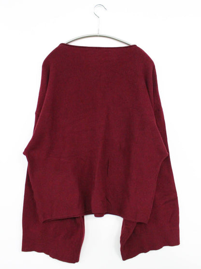 KBF/ケービーエフ/ニット/セーター/トップス/レッド/one