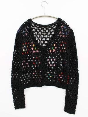 カーディガン/ボレロ/トップス/ブラック/不明