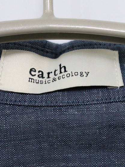 earth music&ecology/アースミュージックアンドエコロジー/シャツ/ブラウス/トップス/ブルー/F