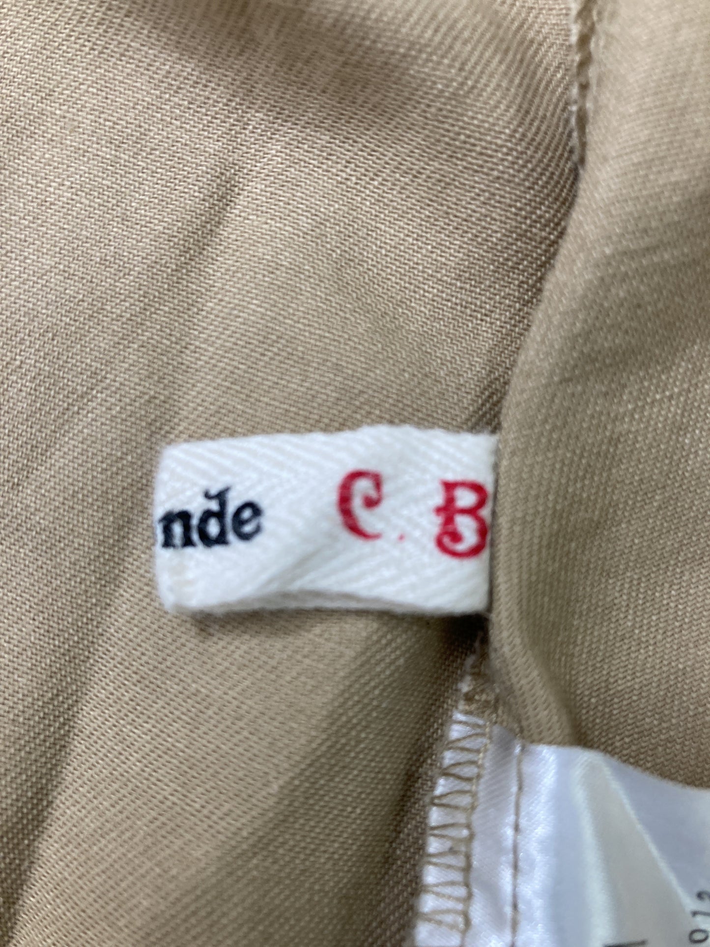 ジャンパースカート/ワンピース/ドレス/ベージュ/M