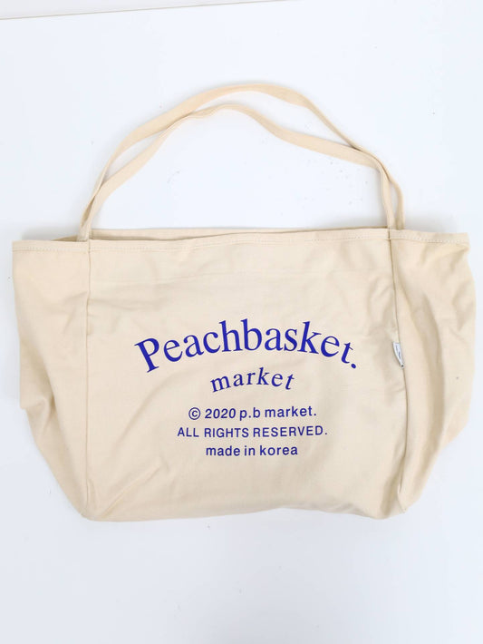 peach basketins/トートバッグ/バッグ/アイボリー/表記無し
