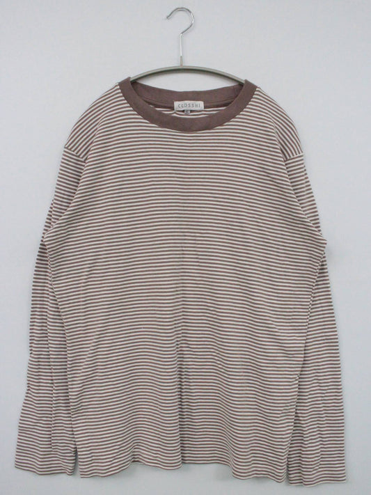 CLOSSHI/Tシャツ/カットソー/トップス/ブラウン/L