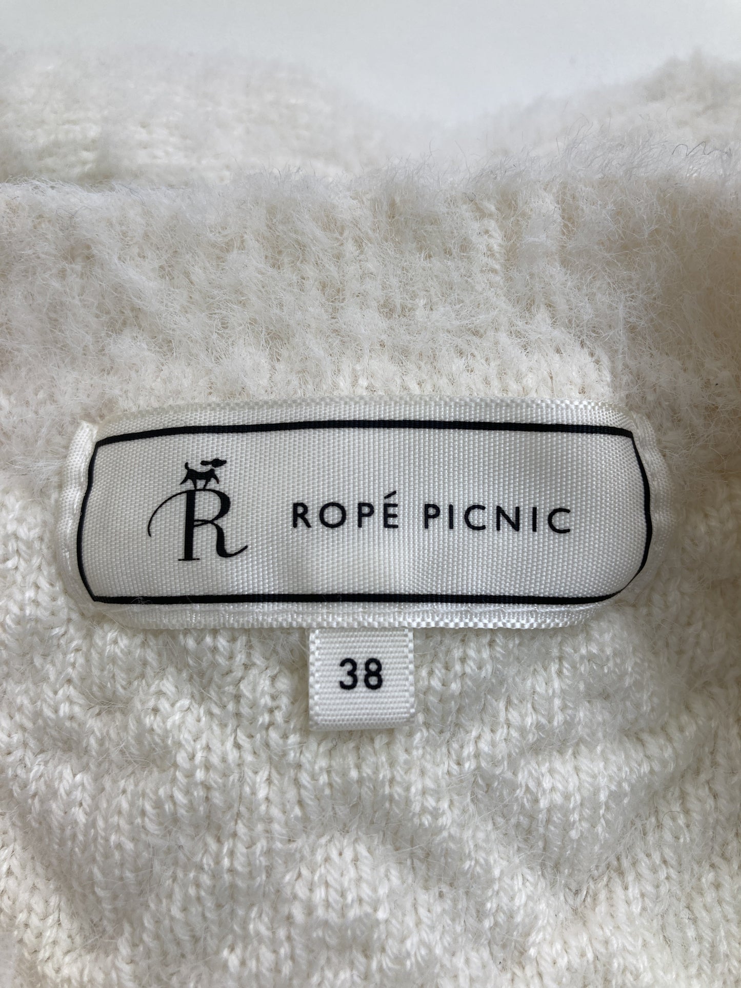ROPE PICNIC/ロペピクニック/ニット/セーター/トップス/ホワイト/38