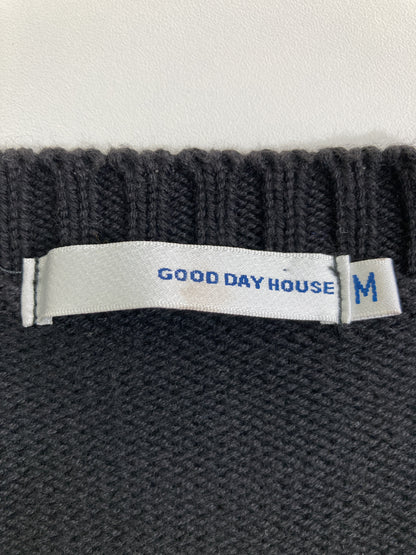 GOOD DAY HOUSE/ニット/セーター/トップス/ブラック/M