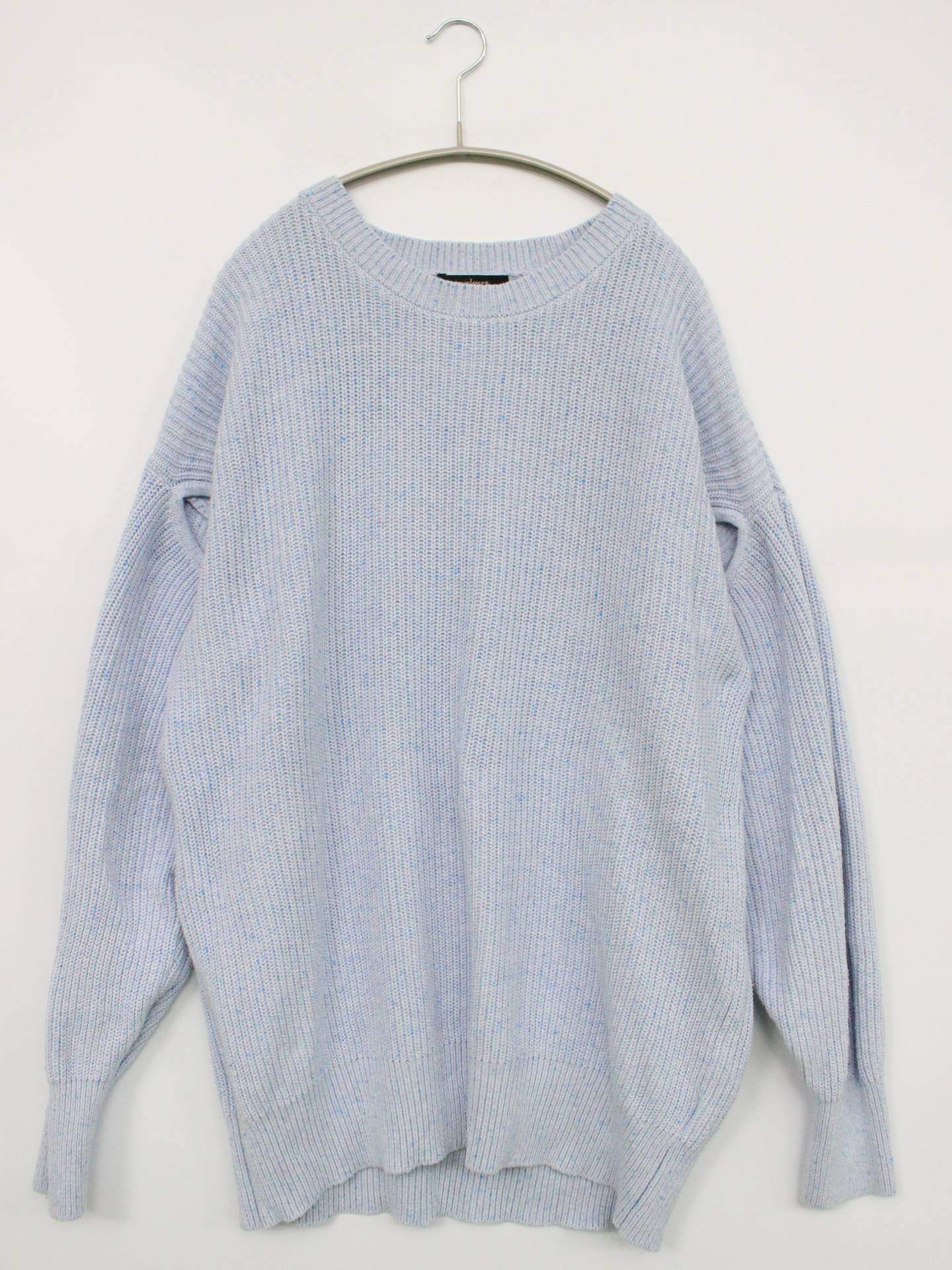 w closet/ダブルクローゼット/ニット/セーター/トップス/スカイブルー/F
