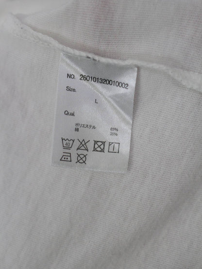 Tシャツ/カットソー/トップス/ホワイト/L
