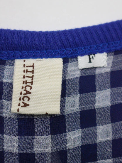 TITICACA/Tシャツ/カットソー/トップス/ブルー/F