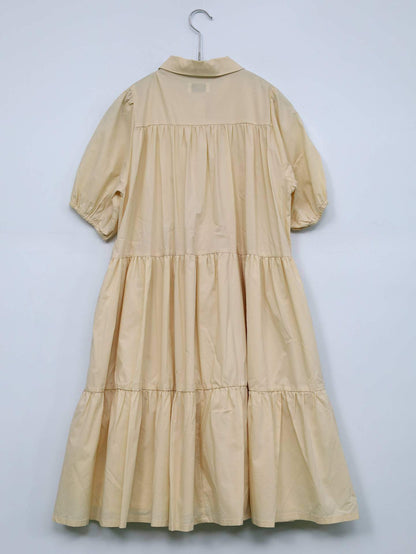 moi tytto/シャツワンピース/ワンピース/ドレス/ベージュ/F