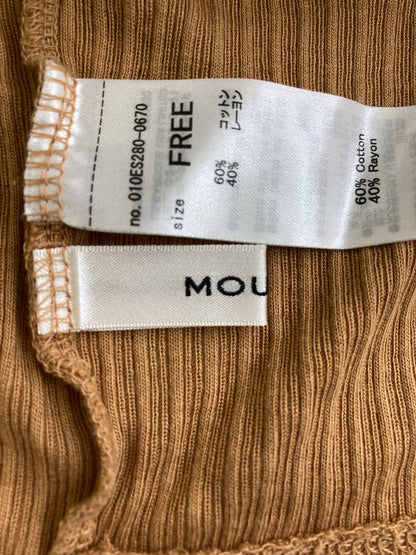 MOUSSY/マウジー/Tシャツ/カットソー/トップス/ベージュ/FREE