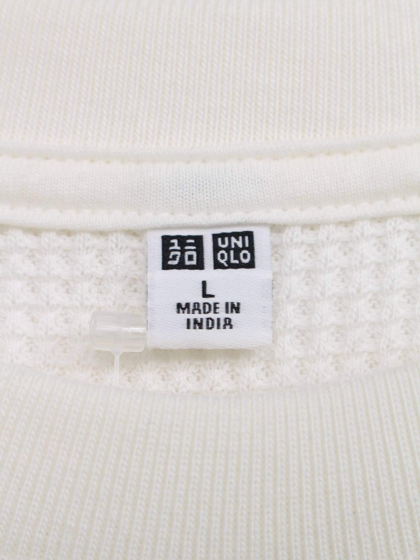 UNIQLO/ユニクロ/ニット/セーター/トップス/ホワイト/L