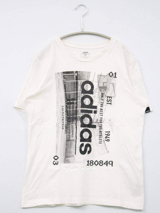 adidas/アディダス/Tシャツ/カットソー/トップス/ホワイト/M