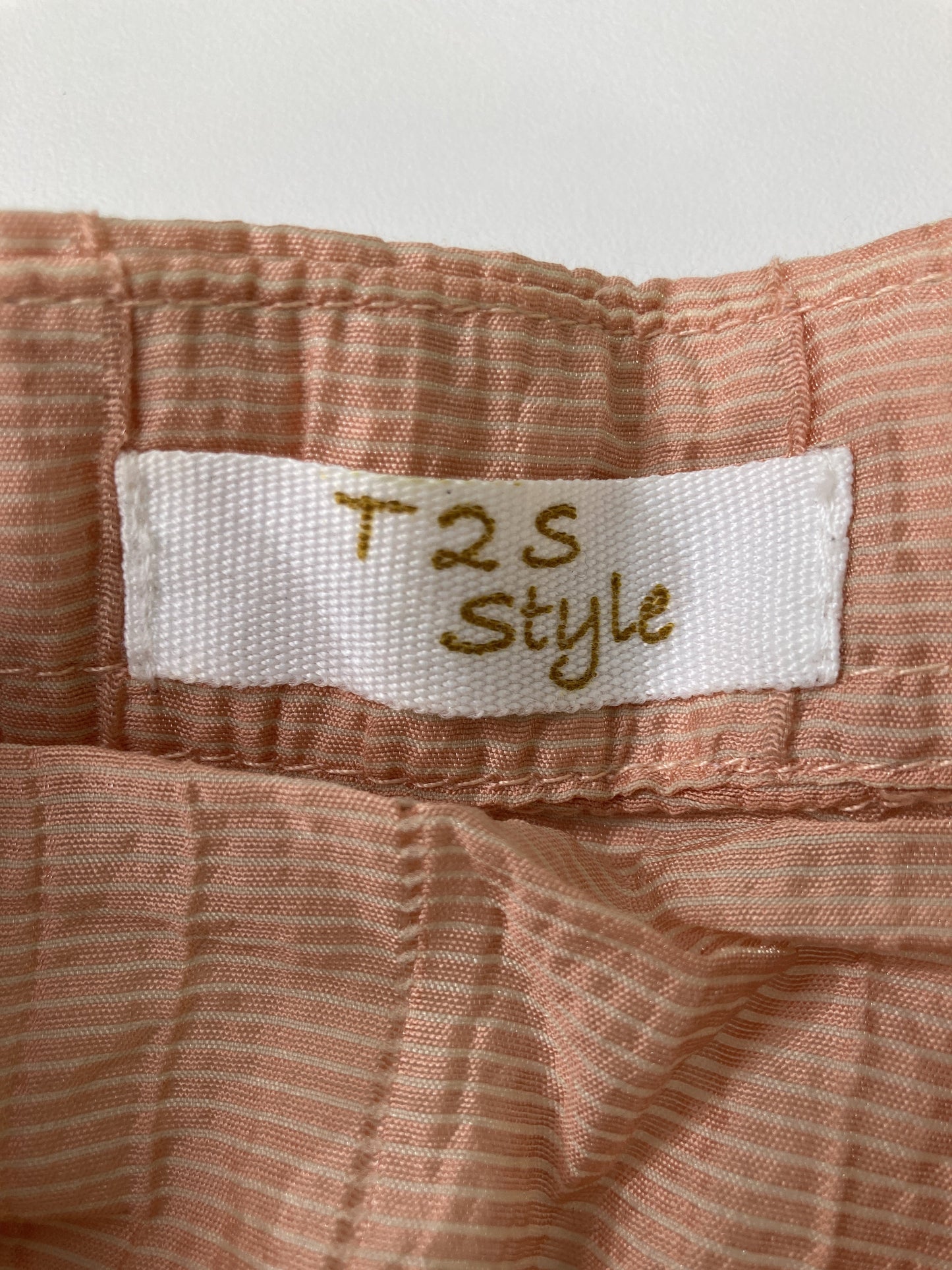 T2S STYLE/シャツ/ブラウス/トップス/オレンジ
