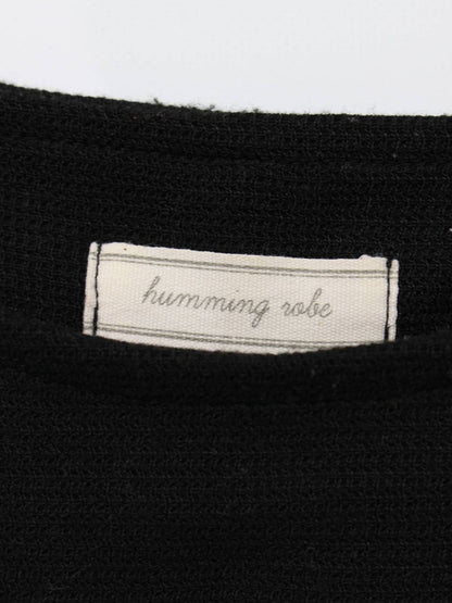 humming robe/ニット/セーター/トップス/ブラック/M