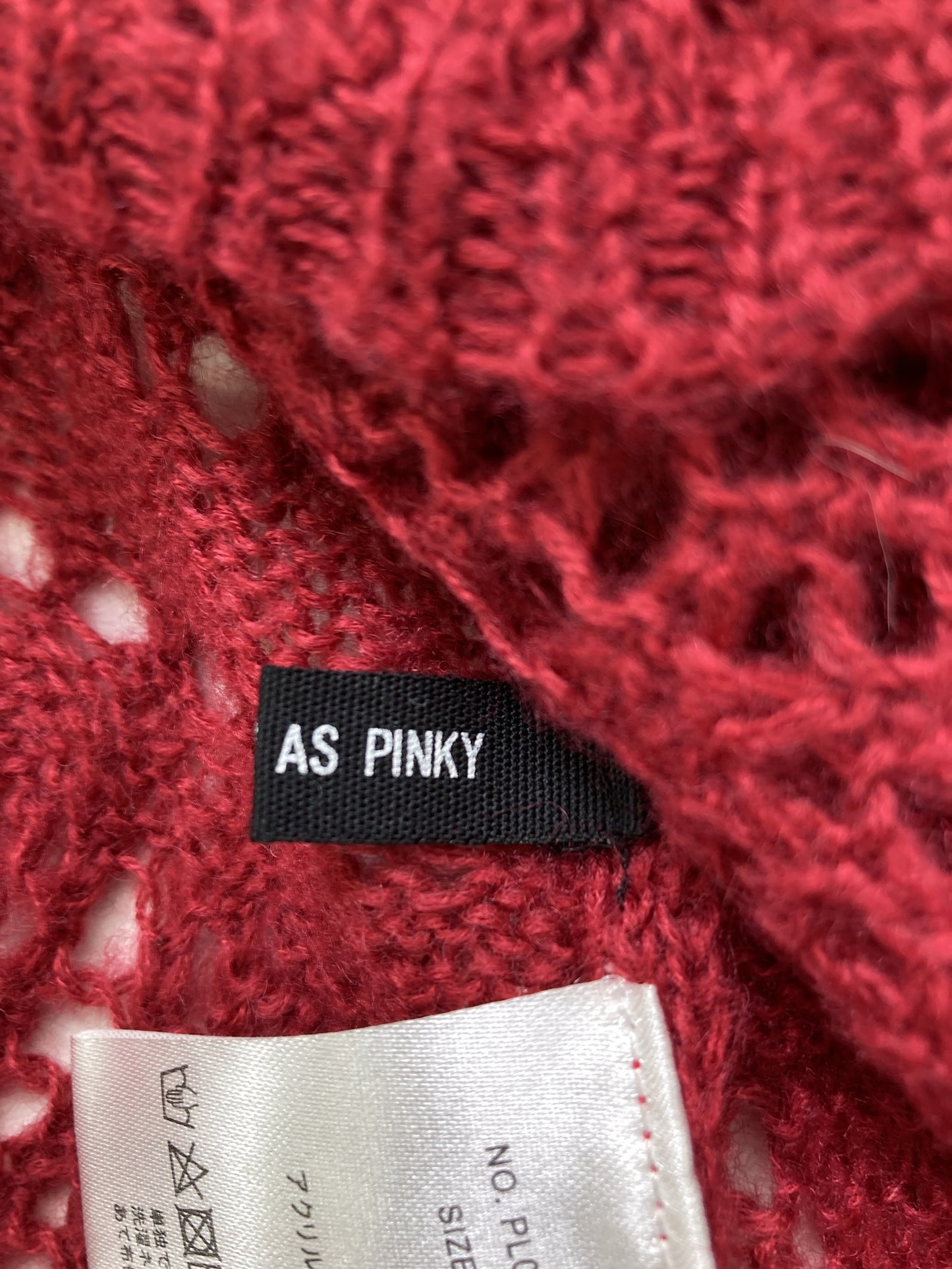 AS KNOW AS PINKY/アズノゥアズピンキー/アンサンブル/トップス/レッド/*