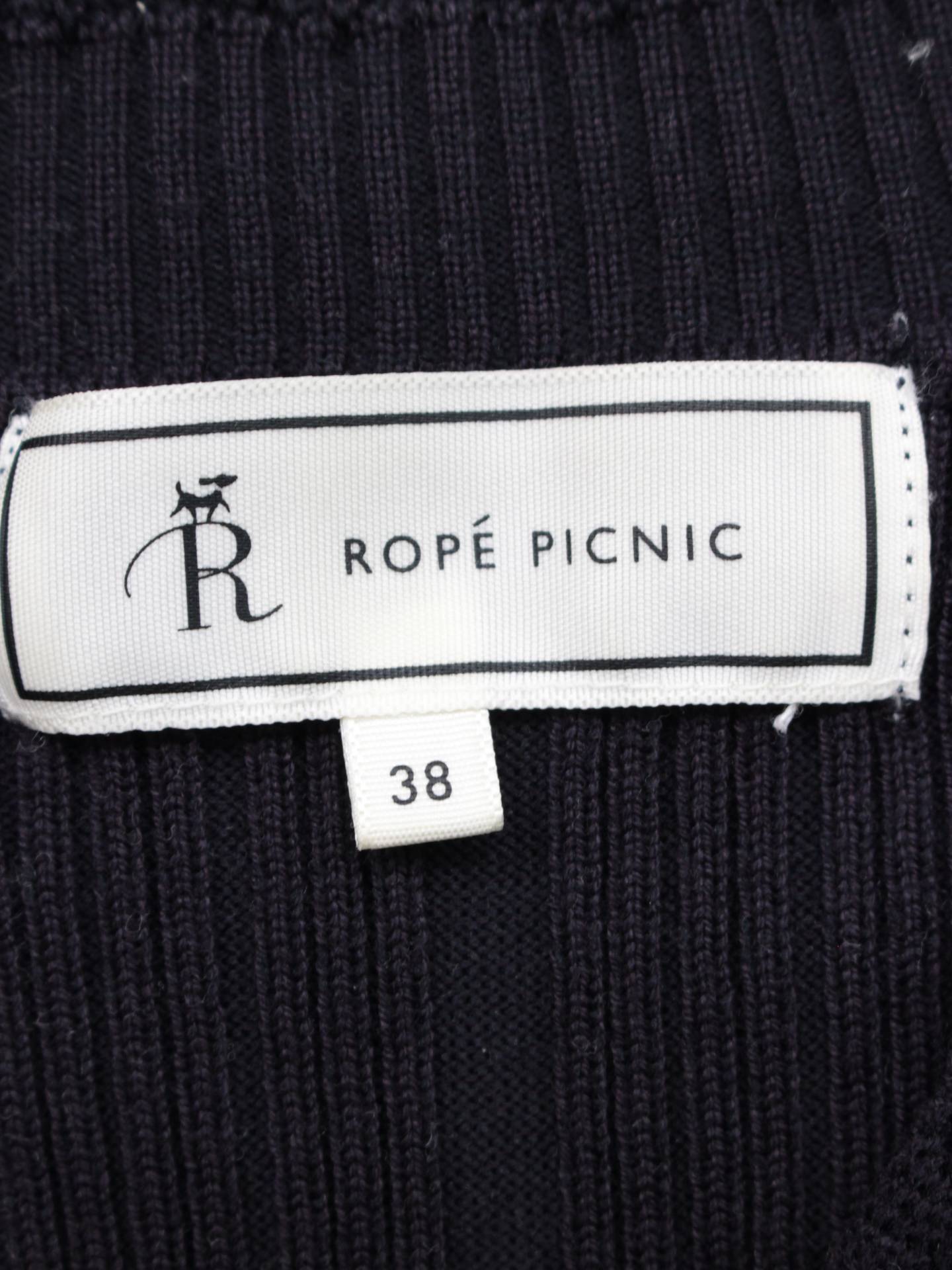 ROPE PICNIC/ロペピクニック/ニット/セーター/トップス/ブラック/38