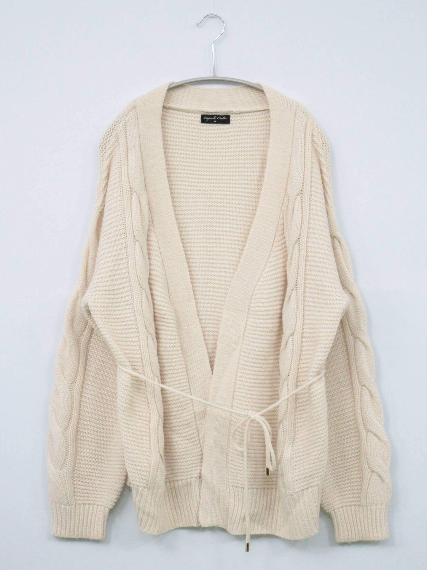 Capsule Color/カーディガン/ボレロ/トップス/アイボリー/M