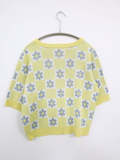 ems/エムズエキサイト/カーディガン/ボレロ/トップス/イエロー/F