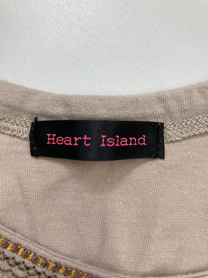 Heart Island/タンクトップ/トップス/ベージュ/L