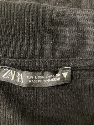ZARA/ザラ/シャツ/ブラウス/トップス/ブラック/L