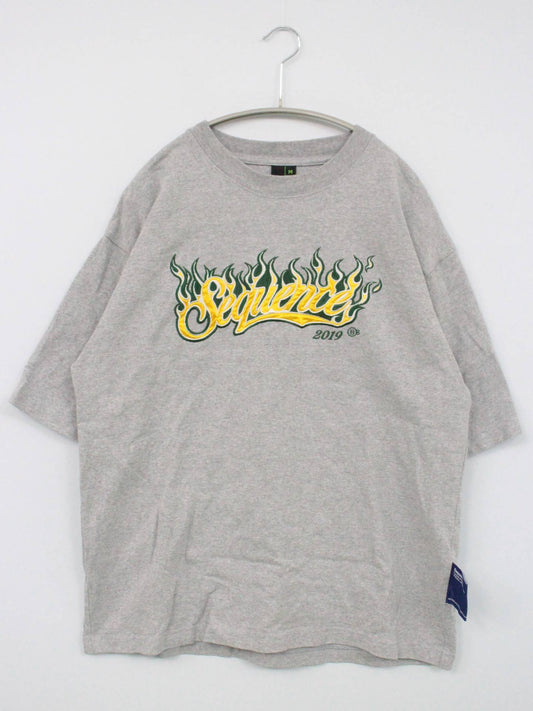 Sqnc/Tシャツ/カットソー/トップス/グレー/M