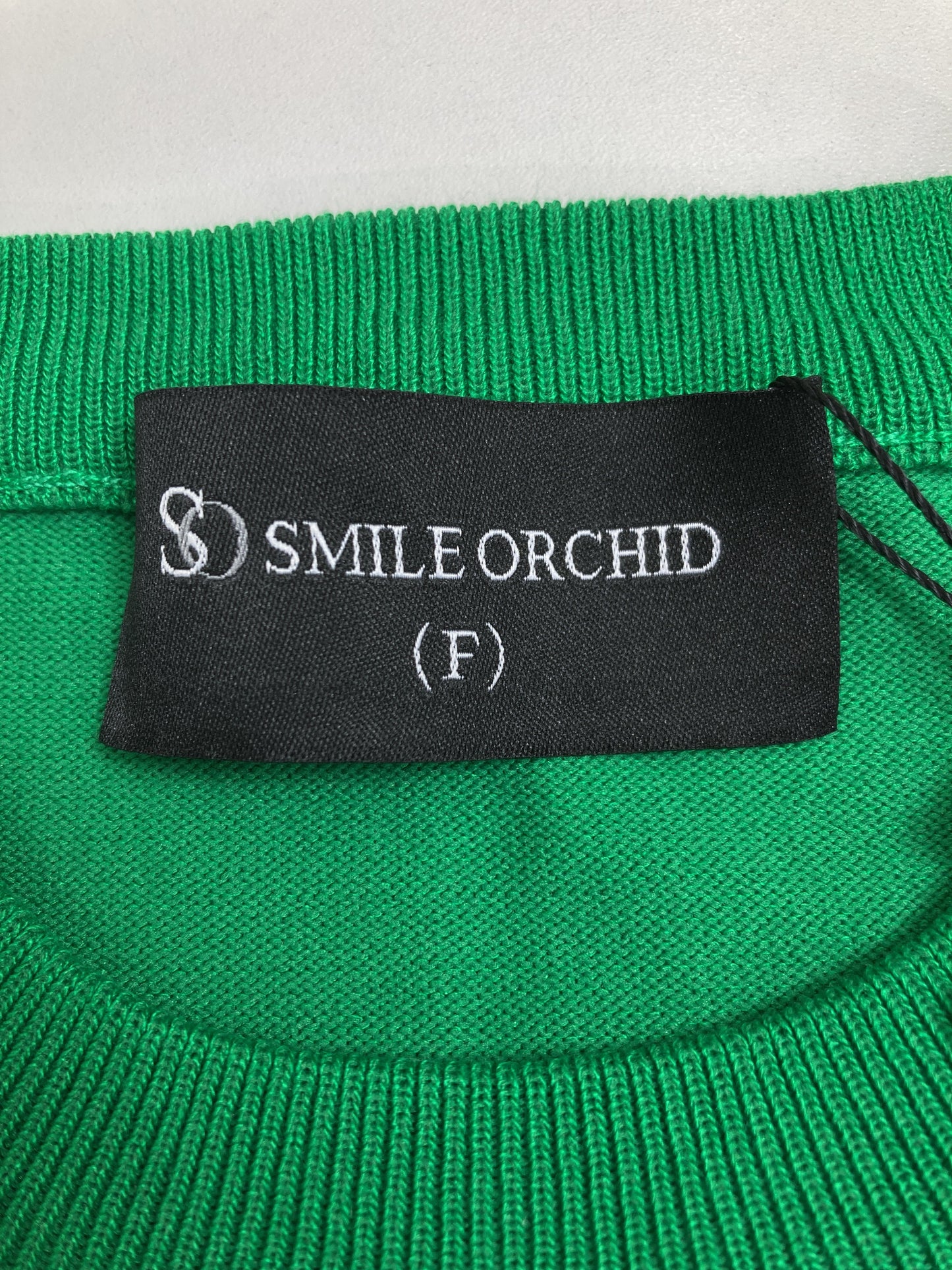 SMILE ORCHID/スマイルオーキッド/ニット/セーター/トップス/グリーン/F