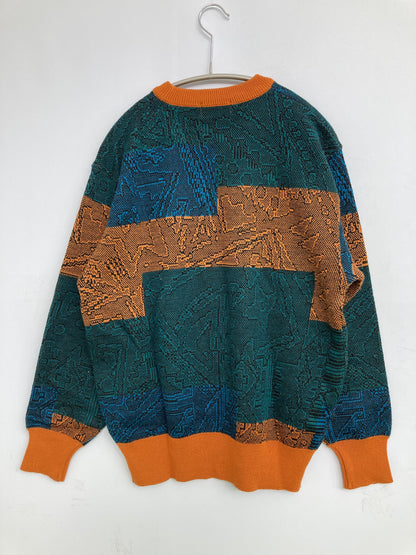 ニット/セーター/トップス/オレンジ/M