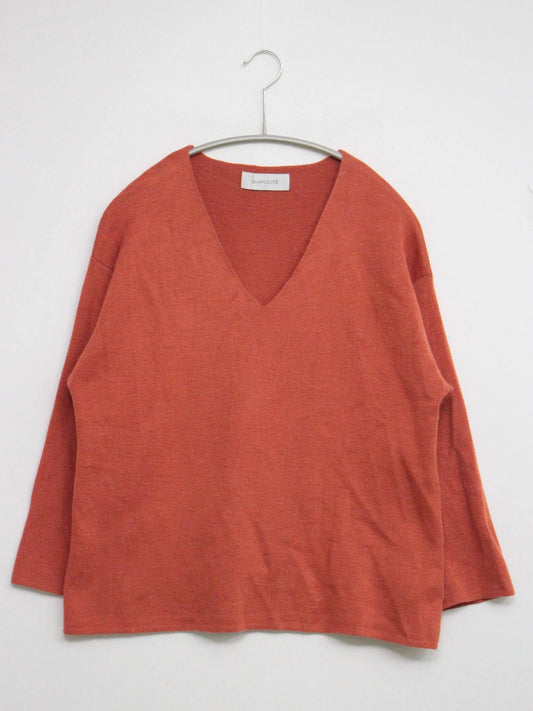 SIMPLICITE/サンプリシテ/ニット/セーター/トップス/オレンジ