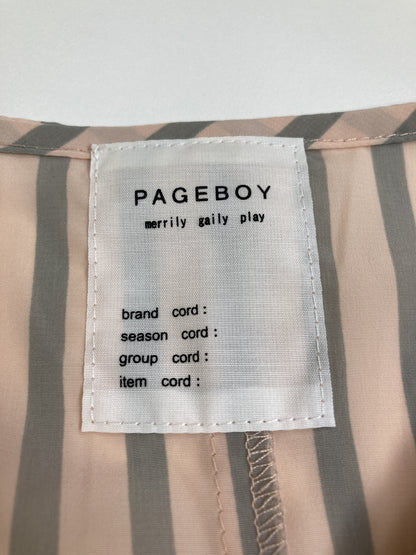PAGE BOY/ページボーイ/シャツ/ブラウス/トップス/ピンク/M