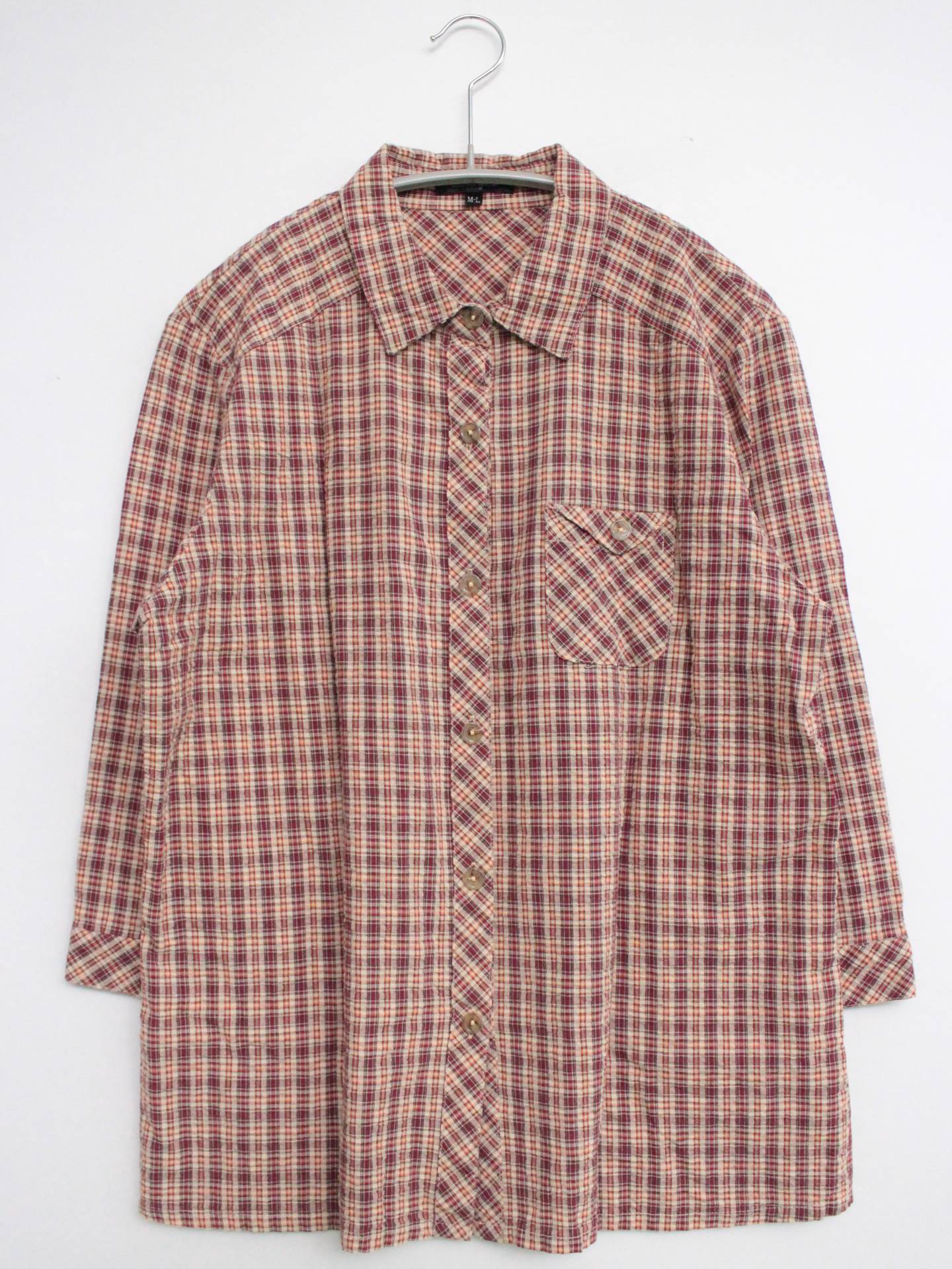 mocka giene/シャツ/ブラウス/トップス/ブラウン/M-L