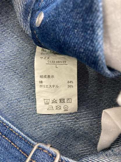 ジャンパースカート/ワンピース/ドレス/ブルー/L