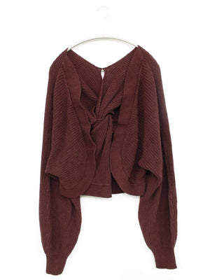 natural couture/ナチュラルクチュール/カーディガン/ボレロ/トップス/ブラウン/F