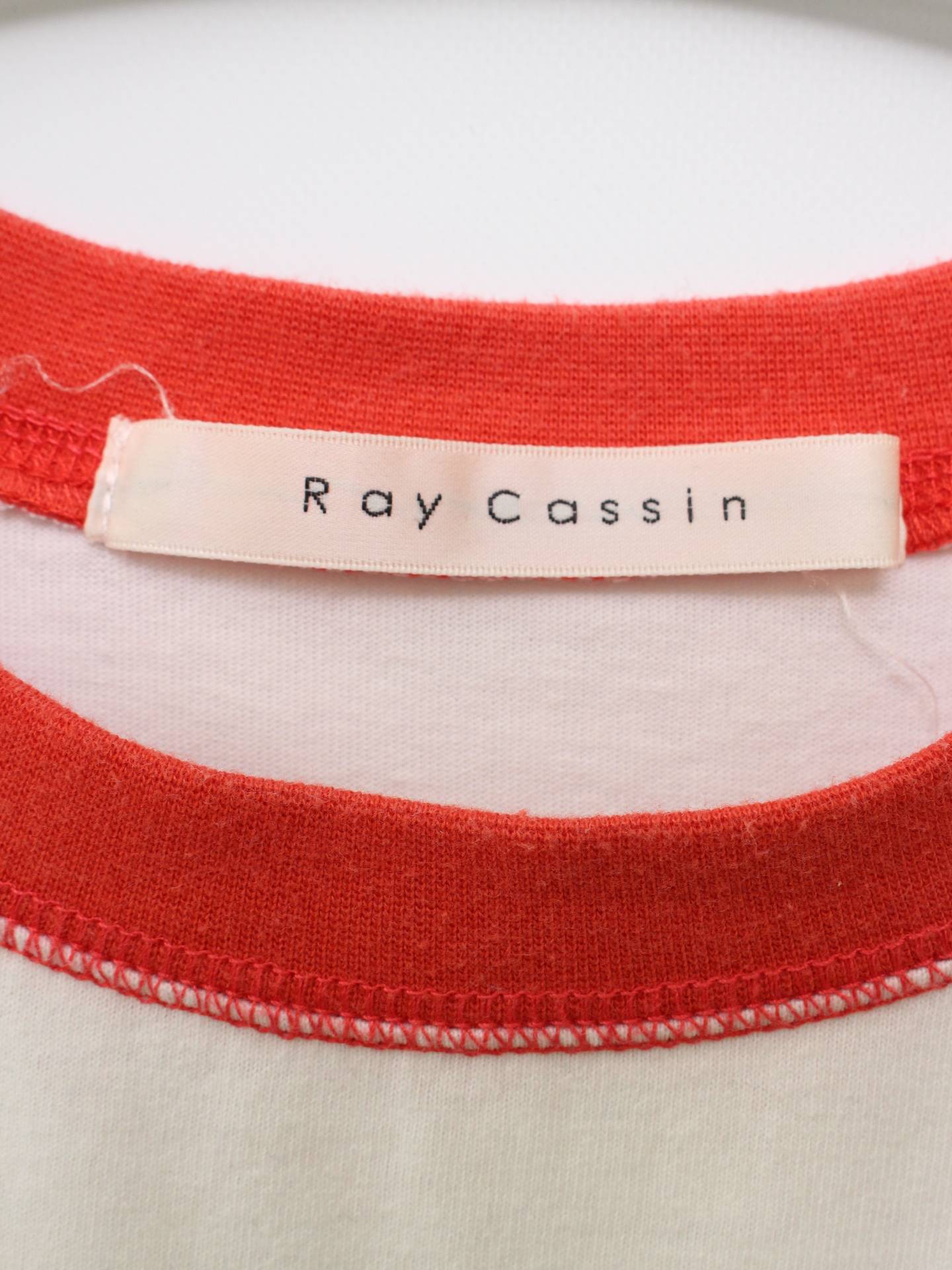 RAY CASSIN/レイカズン/Tシャツ/カットソー/トップス/ホワイト/F