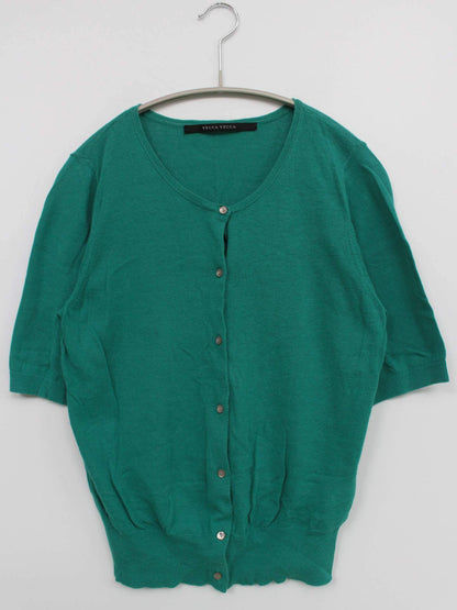 YECCA VECCA/カーディガン/ボレロ/トップス/グリーン/F