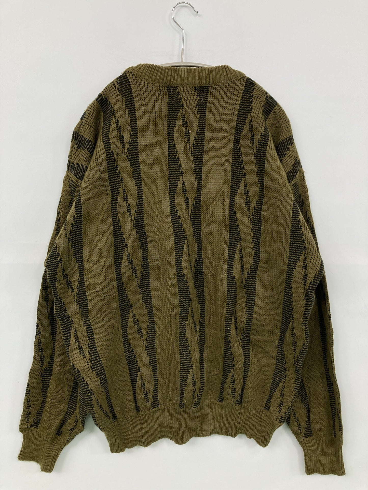 GABRIELLE/ニット/セーター/トップス/カーキ/L