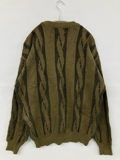 GABRIELLE/ニット/セーター/トップス/カーキ/L
