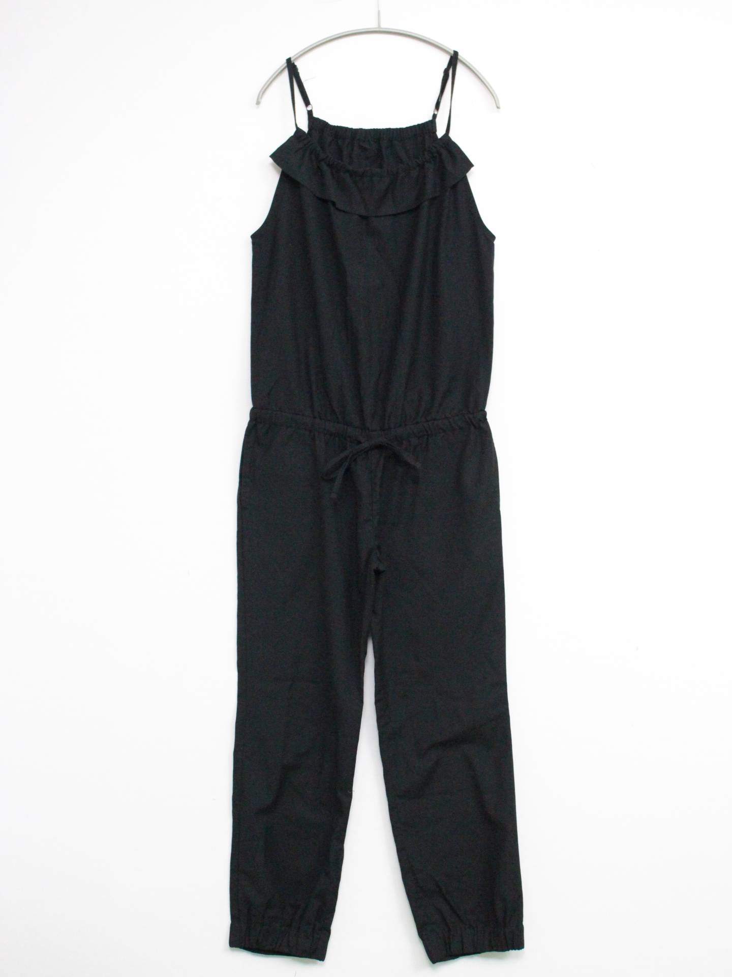 E hyphen world gallery/イーハイフンワールドギャラリー/つなぎ/オールインワン/オールインワン・サロペット/ブラック