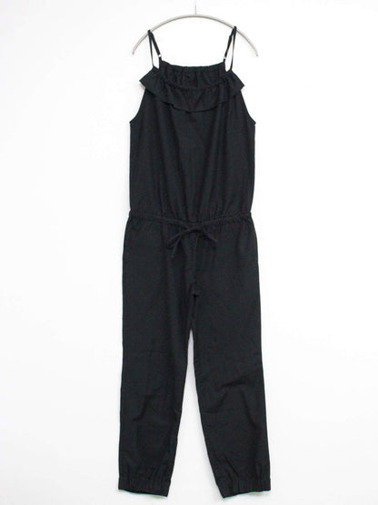 E hyphen world gallery/イーハイフンワールドギャラリー/つなぎ/オールインワン/オールインワン・サロペット/ブラック