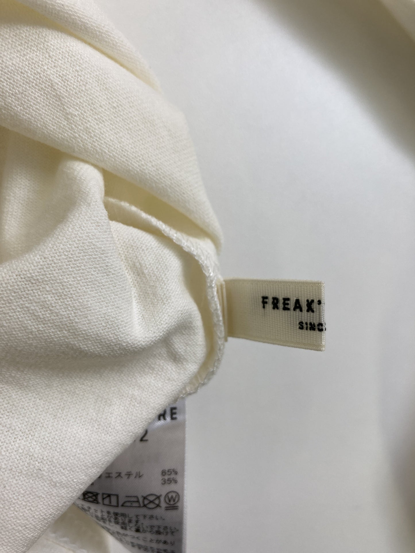 FREAK'S STORE/フリークスストア/Tシャツ/カットソー/トップス/ホワイト/F