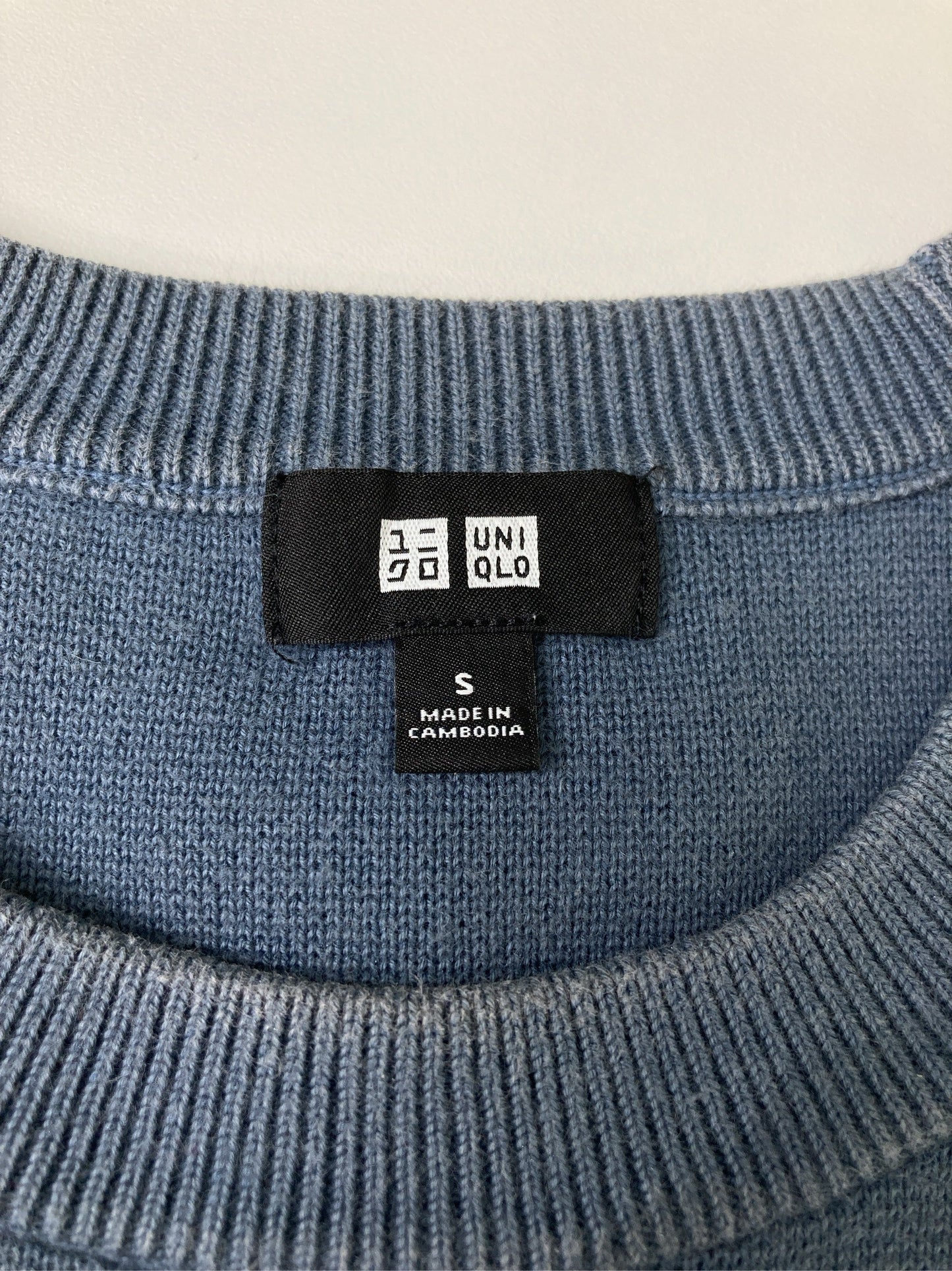 UNIQLO/ユニクロ/ニット/セーター/トップス/ブルー/S