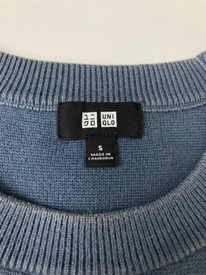 UNIQLO/ユニクロ/ニット/セーター/トップス/ブルー/S